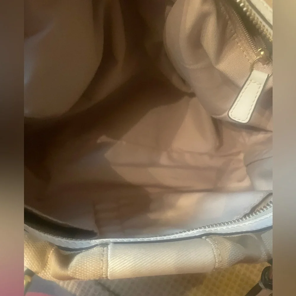 Coach Signature stripe Nancy purse - GUC